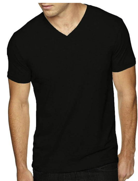 WSC Men’s Classic V-Neck T-Shirt – 3 Pack | 100% Combed Cotton, Everyday Essential