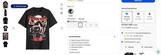 Synergy-360 DINO RANCH, Men's & Big Men's Graphic Crew Neck T-Shirt, Black Suit Swing Alt, Sizes S-3XL